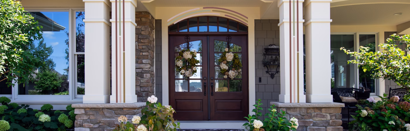 door of a home