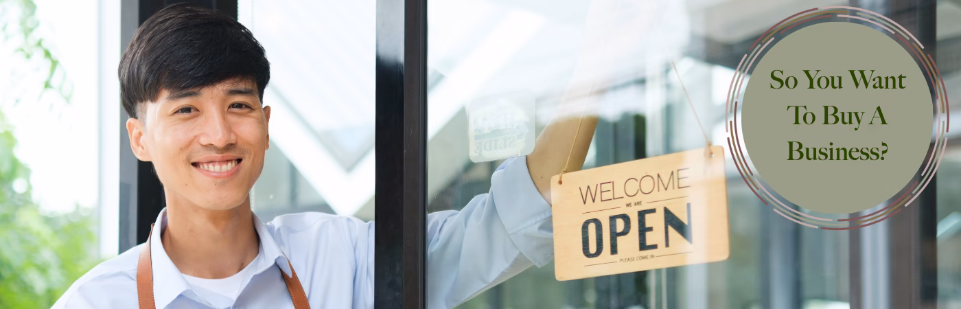 Business owner opening building
